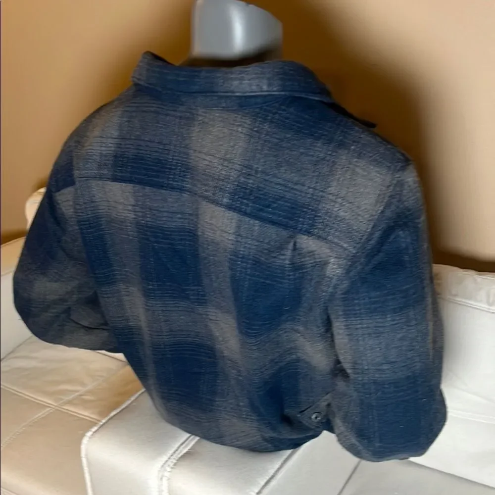 Columbia Men’s Navy Button Down Shirt Jacket Size XL
